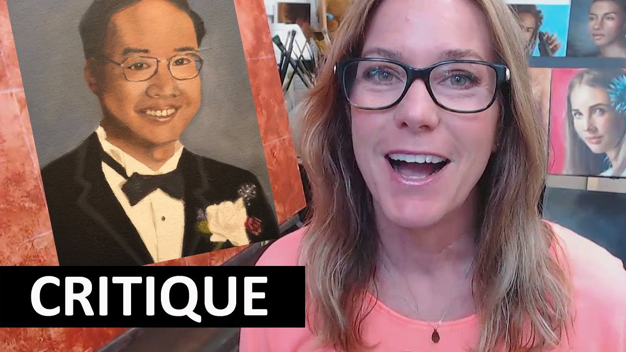 PORTRAIT PAINTING: Learn From This Beginner's Critique