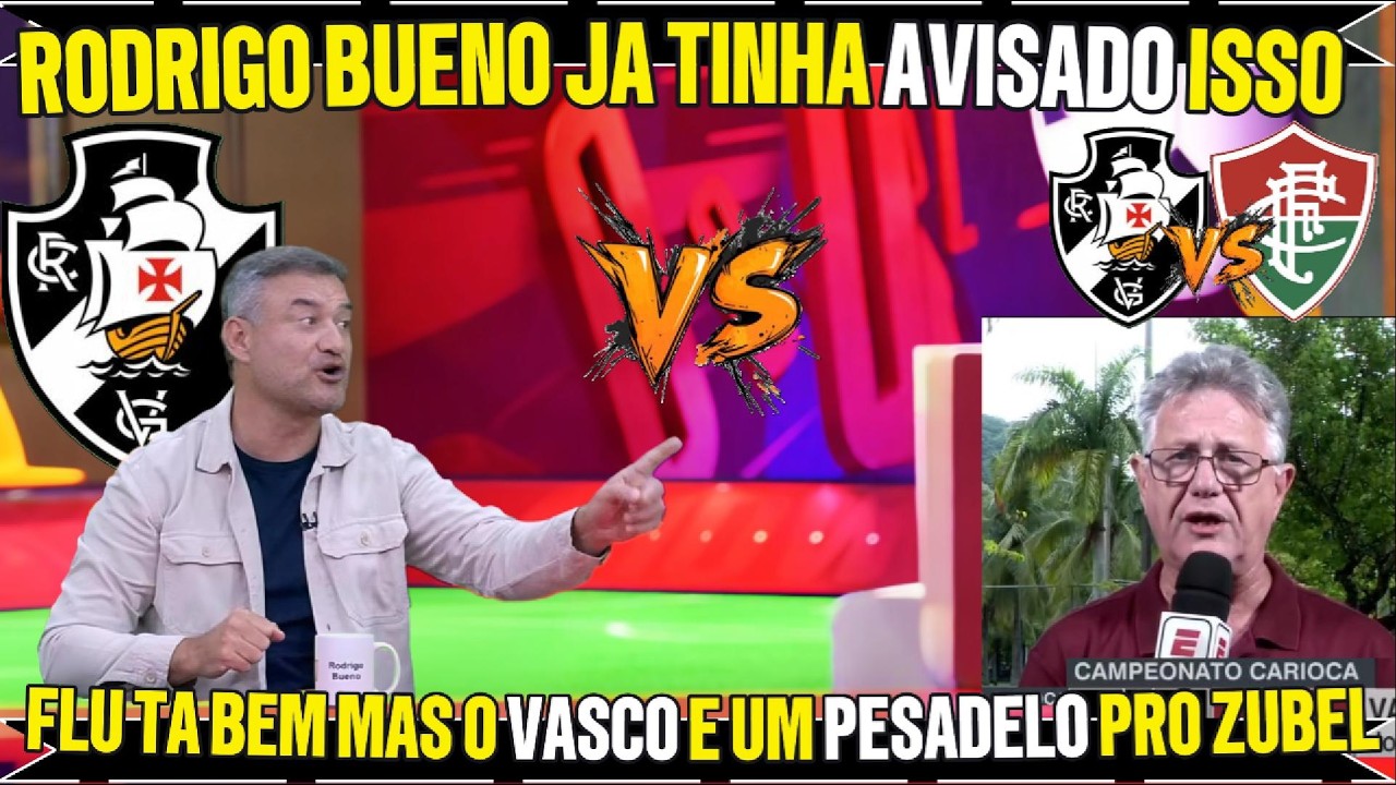 🔥 FLUMINENSE FAVORITO? CUIDADO… VASCO PODE CALAR O FLU HOJE!