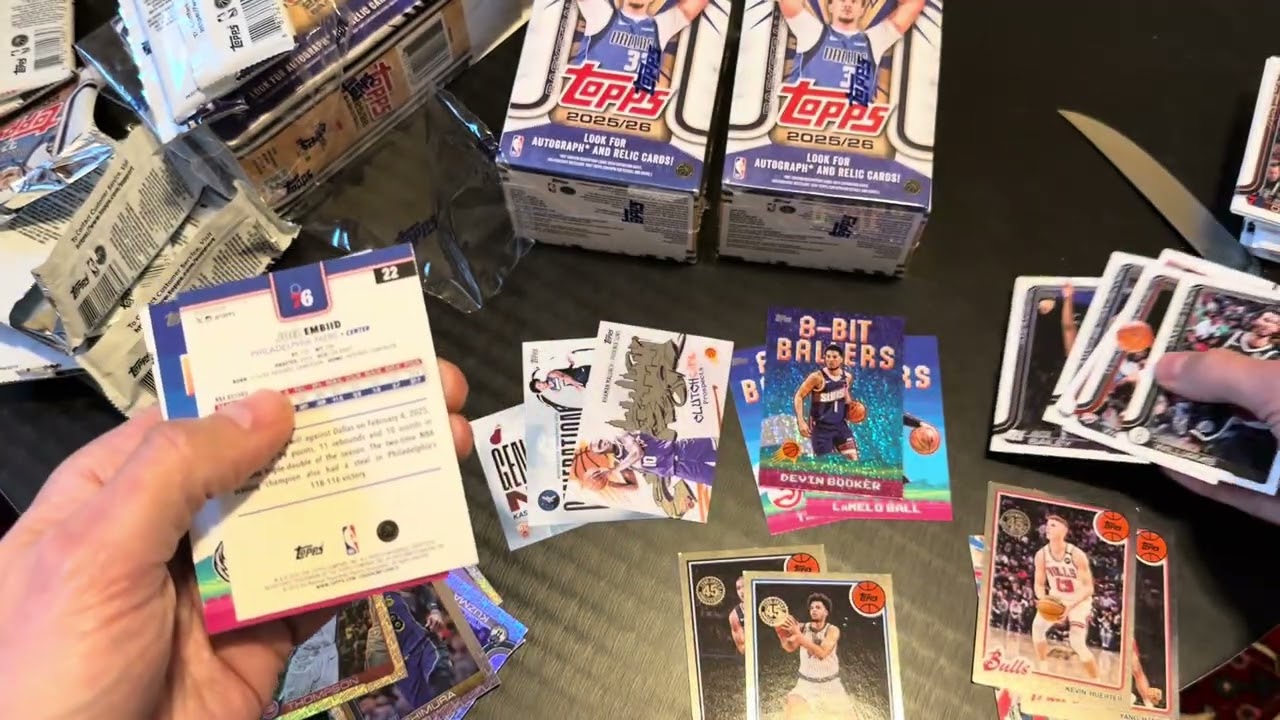 Massive Pull in first box 2025 Topps Basketball Fanatics Blasters opening video, Cooper Flagg