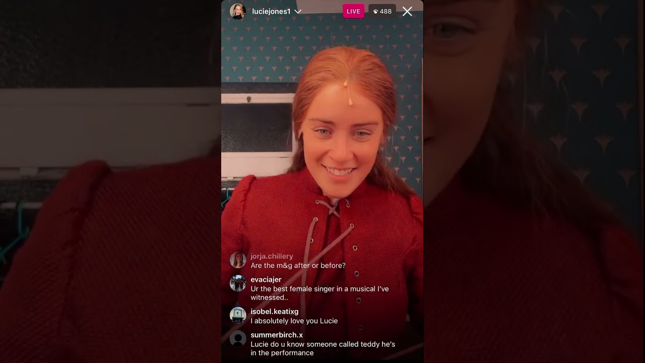 Lucie Jones instagram live (April 2023)