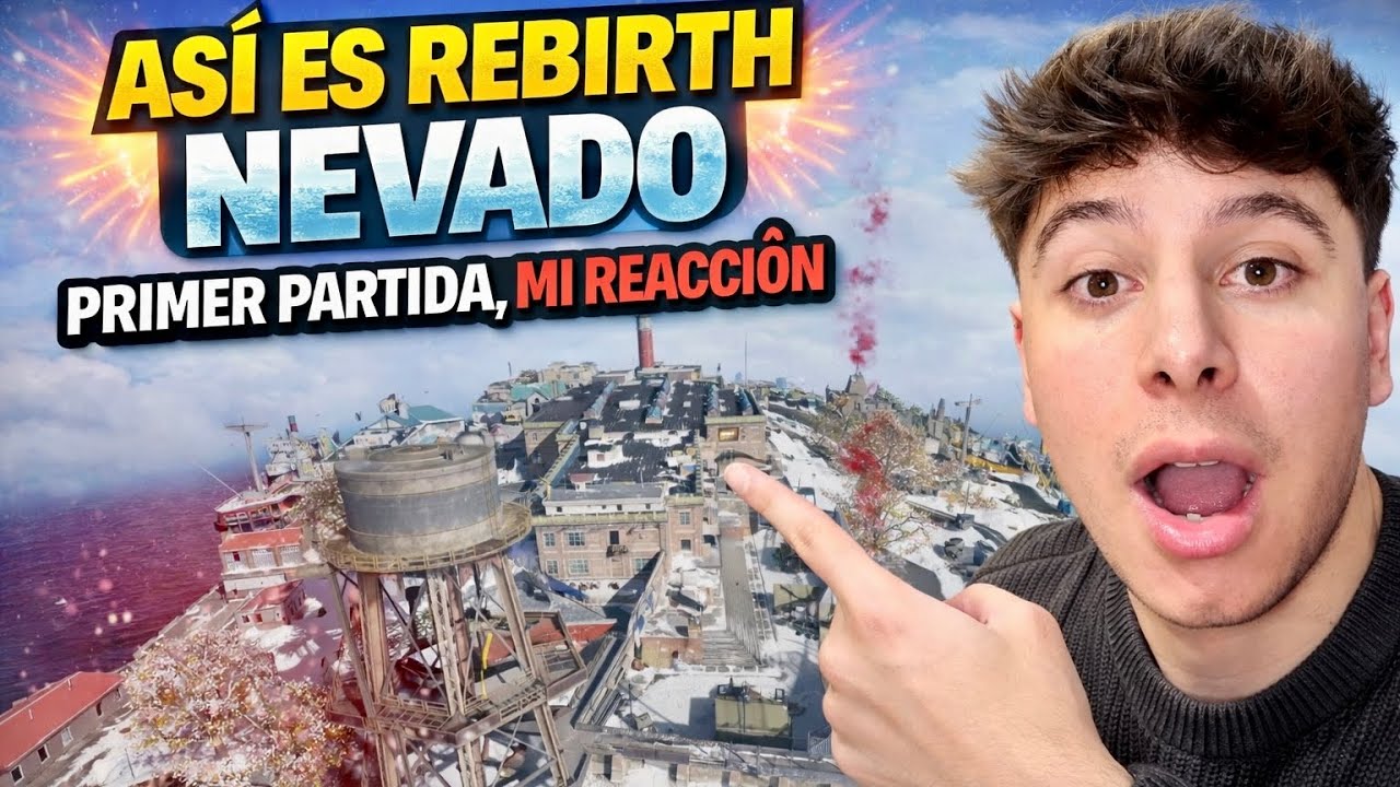ASÍ es REBIRTH ISLAND NEVADO ❄️😱 | PRIMERA PARTIDA, MI REACCIÓN y NUEVO META