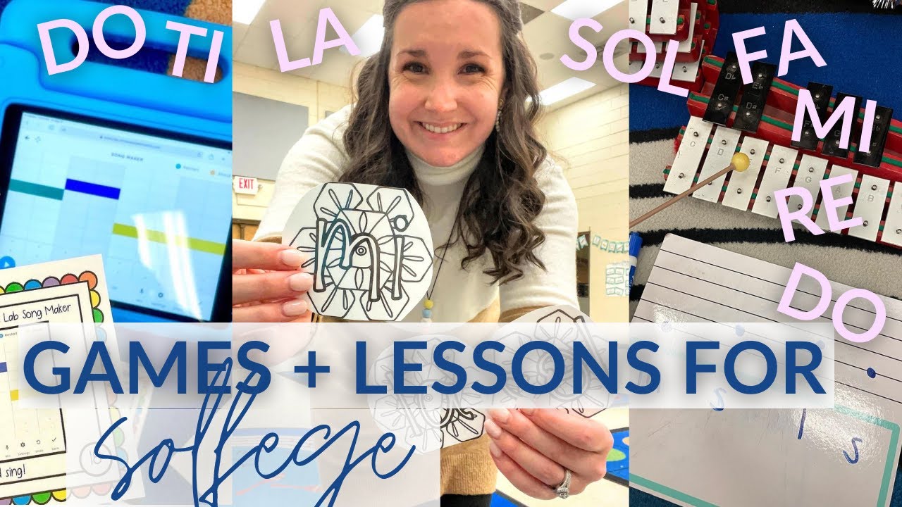 7 Games and Activities to Practice SOLFEGE + MELODY in elementary music class