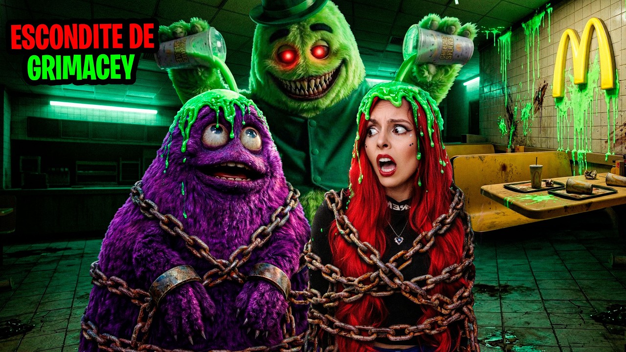 Estoy ENCERRADA en el ATERRADOR ESCONDITE del T&Iacute;O O'GRIMACEY y descubro que atrap&oacute; a GRIMACE😰🟢🟣