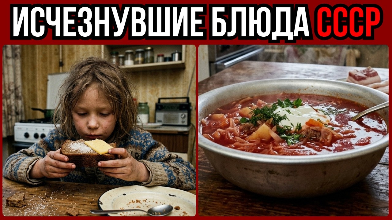 15 БЛЮД ИЗ СССР, КОТОРЫЕ ИСЧЕЗАЮТ С НАШИХ СТОЛОВ