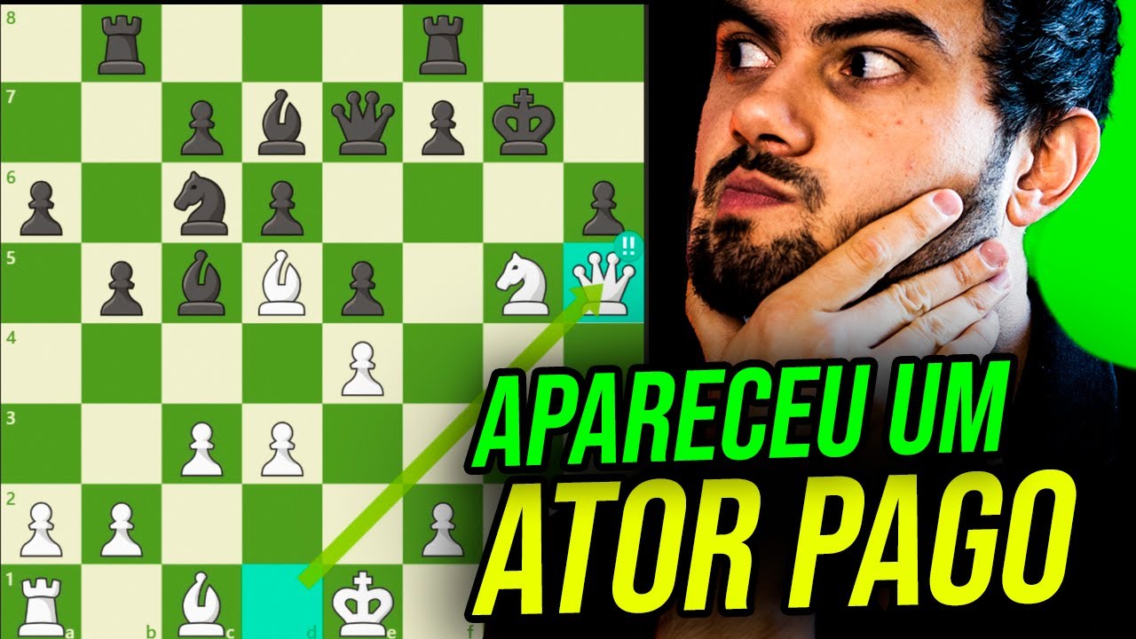 Enfrentei o PRIMEIRO ATOR PAGO da série!! Rumo ao Top 1 do Brasil Xadrez Online