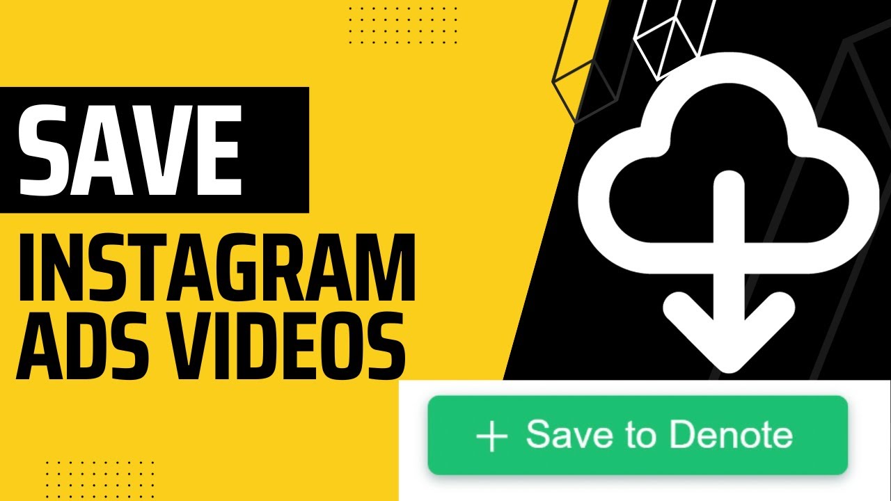 How to Save and Download Instagram Ads | Denote #instagramads #ugcnet2023