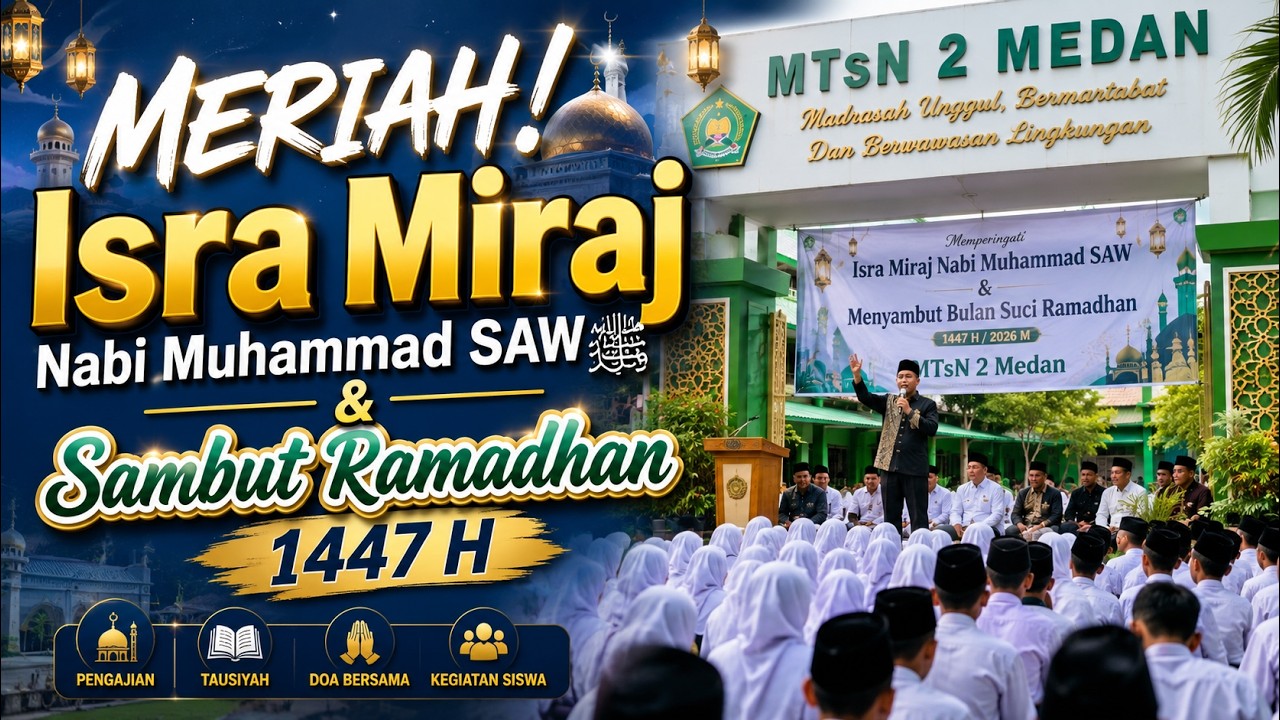 ISRA MIRAJ NABI MUHAMMAD SAW & SAMBUT RAMADHAN 1447 H // MTSN 2 MEDAN