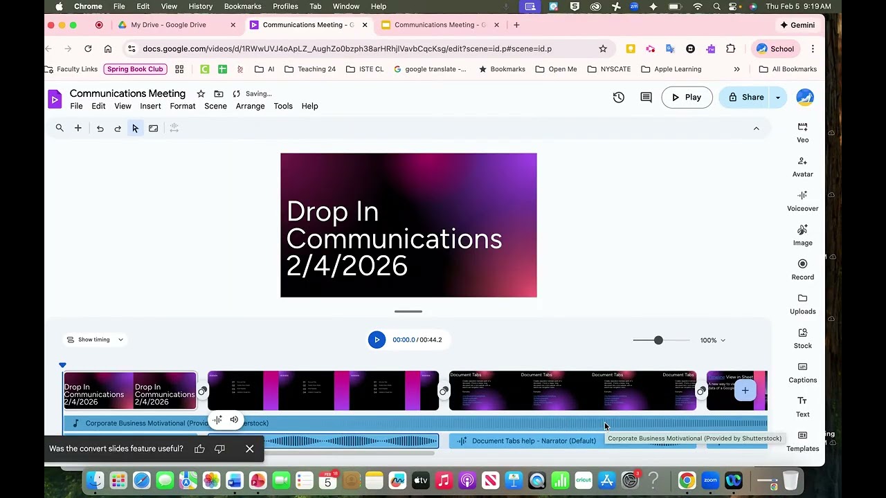Using Google Vids to Convert Slides