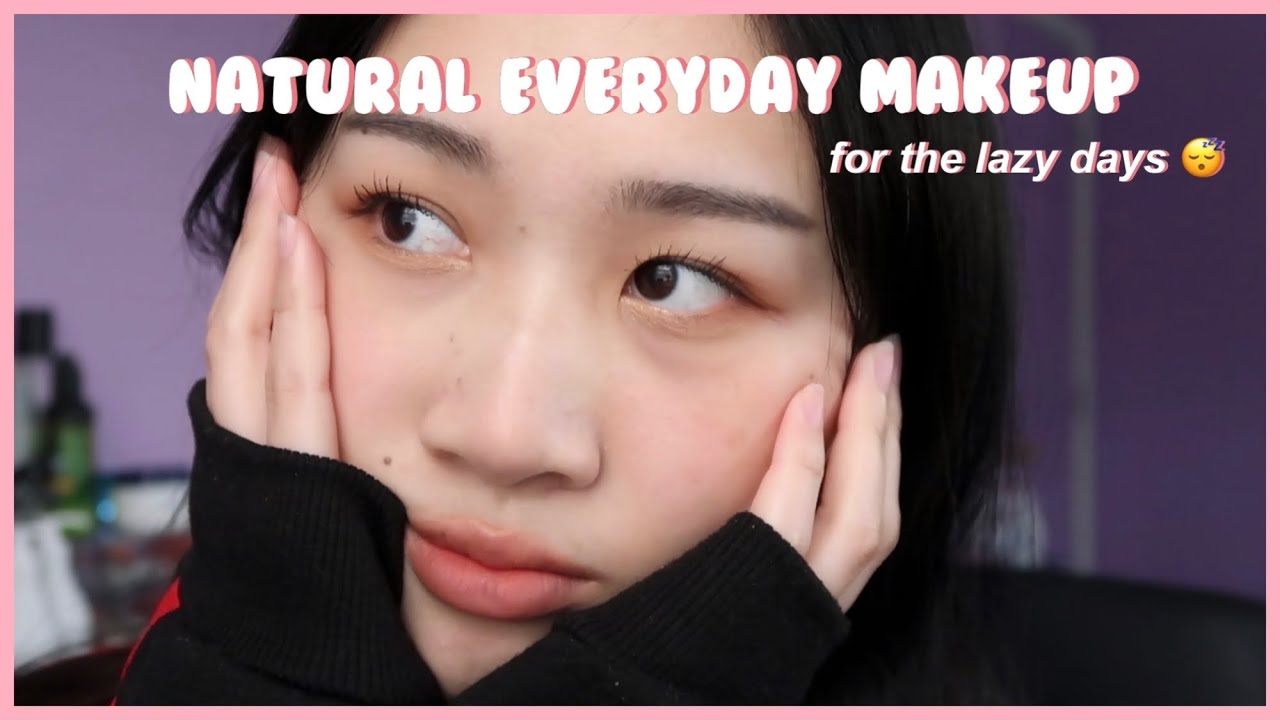 NATURAL EVERYDAY MAKEUP 🧸✨ // for the lazy gals