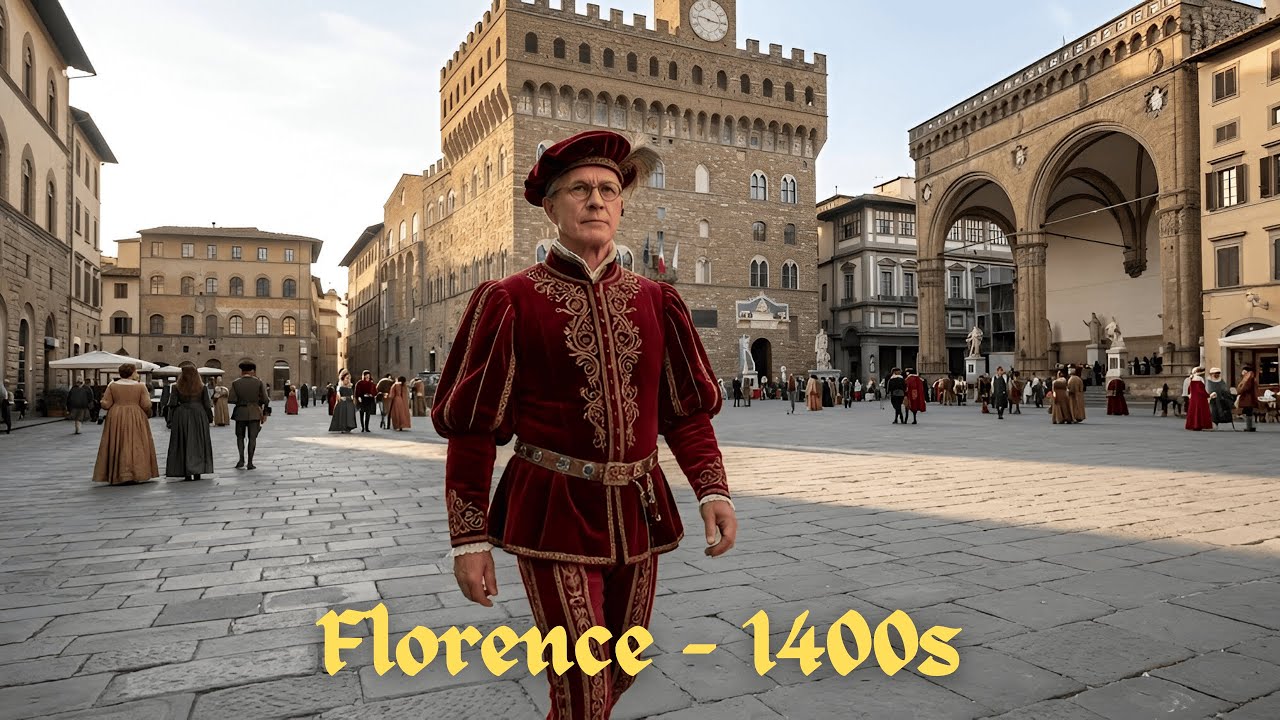 Florence in the 1400s: Life at the Dawn of the Renaissance (AI Reconstruction)