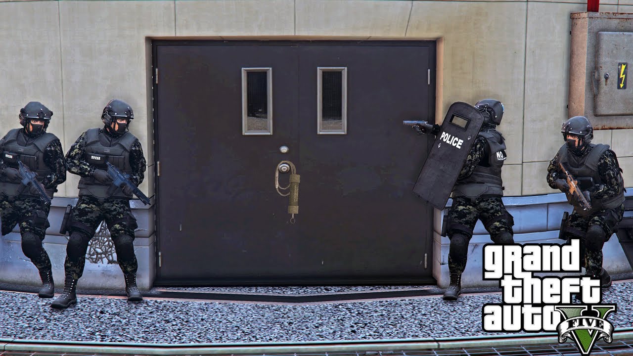 GTA 5 - SWAT Team TAKEDOWN Hostage Rescue! LSPDFR 4K Episode #167: SWAT Patrol!