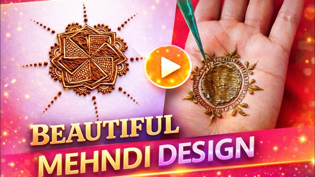 Beautiful Mandala Mehndi Designs | Easy Mandala Mehndi Design | Easy & Elegant #mehndidesign