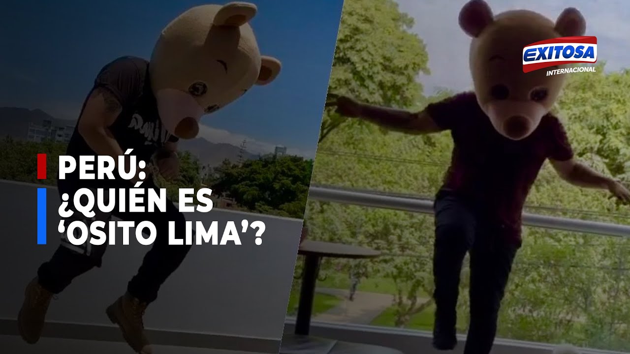 Conoce a ‘Osito Lima’, el peculiar personaje que dona dinero a vendedores ambulantes