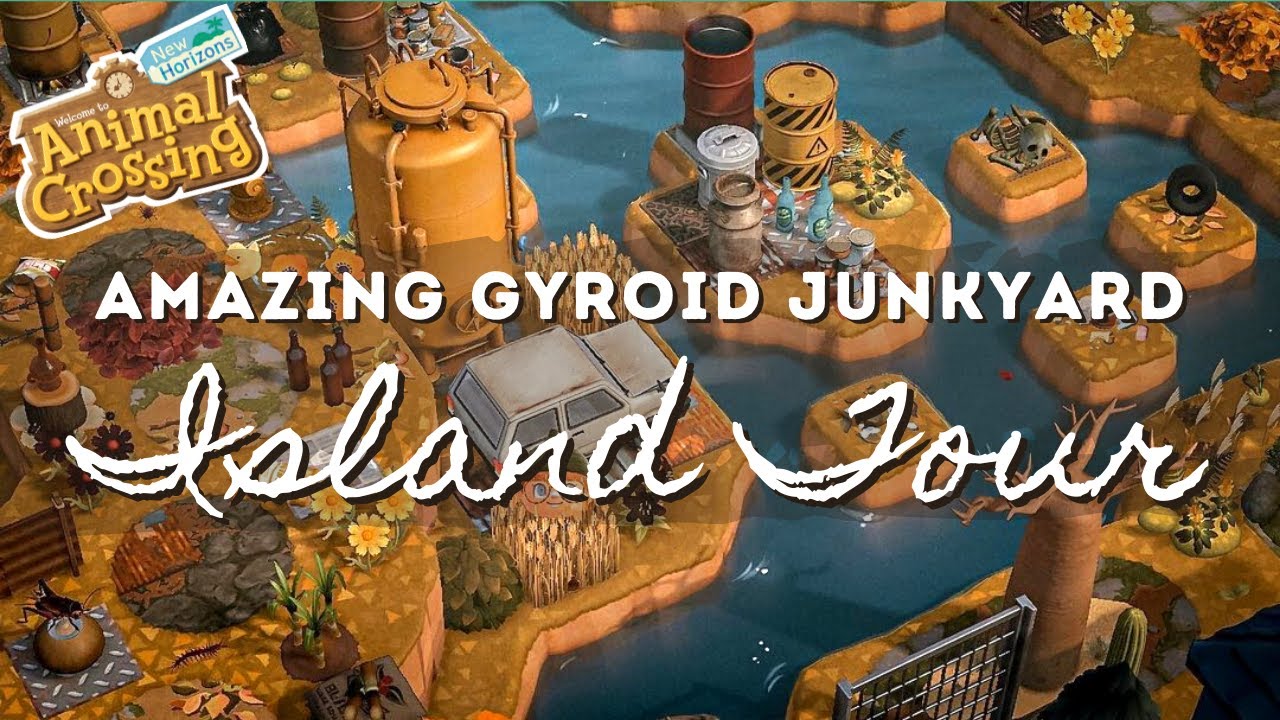 AMAZING GYROID JUNKYARD ISLAND TOUR | Animal Crossing New Horizons