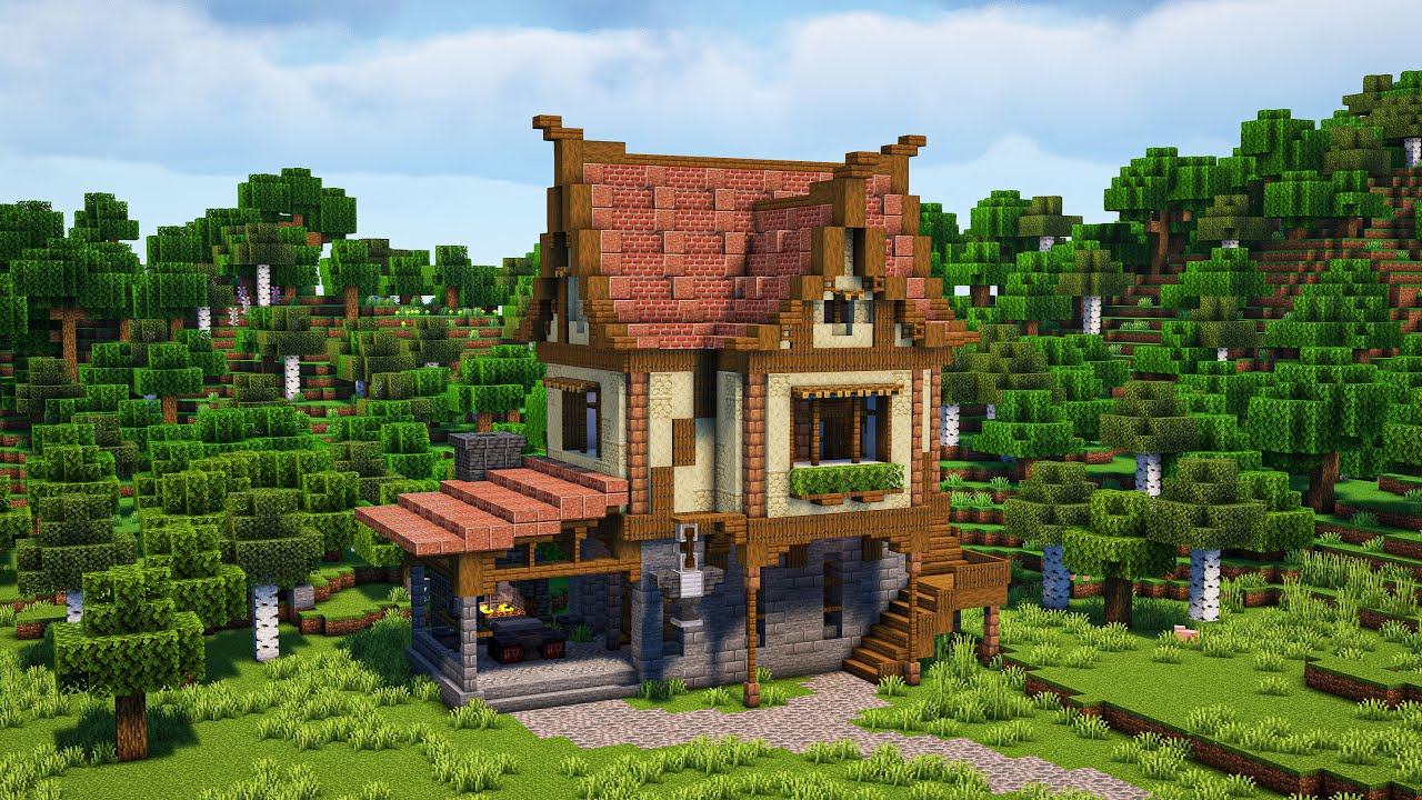 Minecraft | How to Build a Medieval Blacksmith &ndash; Tutorial! 🔨