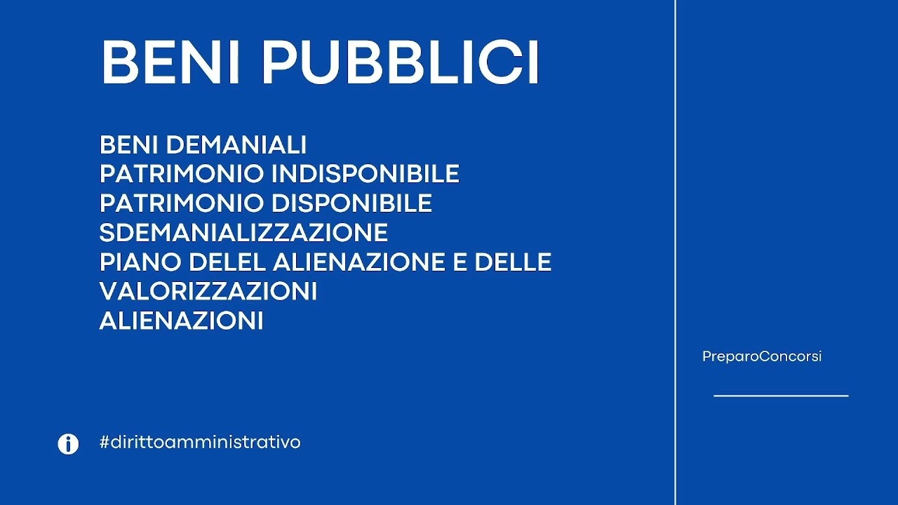 BENI PUBBLICI