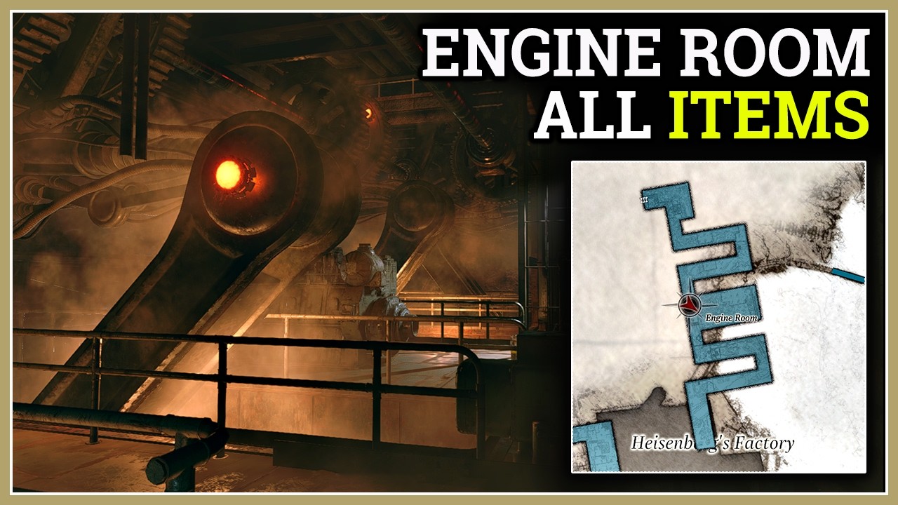 RESIDENT EVIL VILLAGE Engine Room All Items