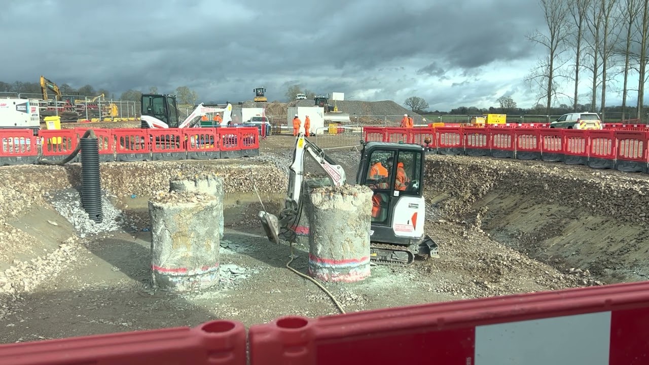 Pile breaking systems on HS2 SCL/8 (drill&split)