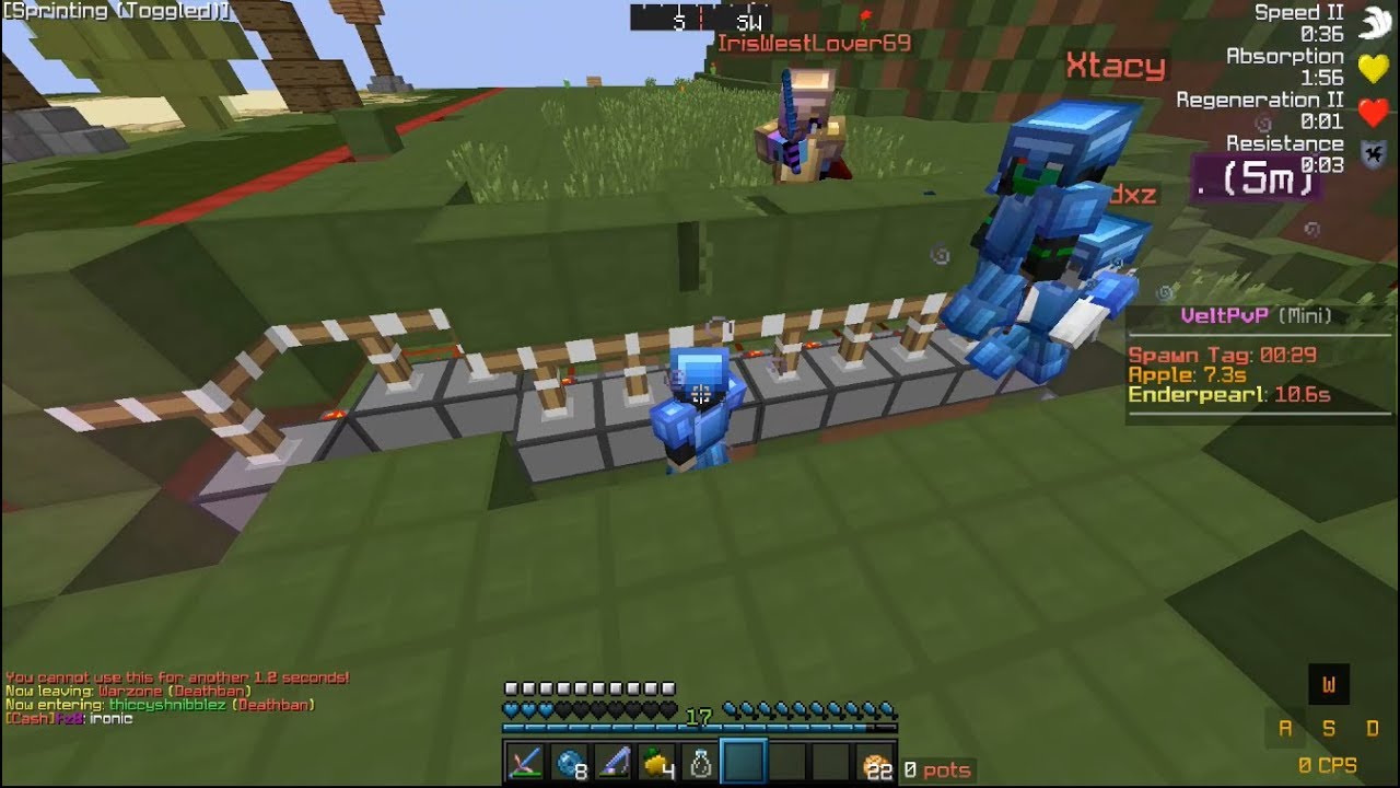 [VeltPvP] NEW FAKE CLAIM TRAP (FROZEN) + WINNING A 4v1 (3 FACTIONS RAIDABLE) - MiniHCF [1]