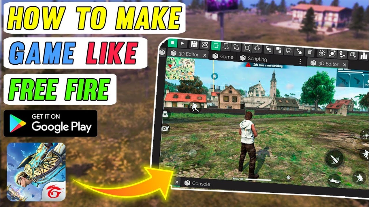How to Make Games Like Free Fire || How to Make Games in Mobile (Publish On Play Store)