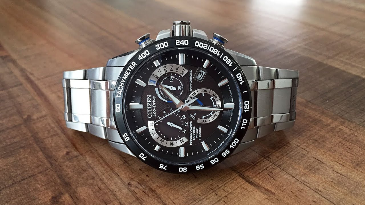 Обзор хронографа Citizen Eco-Drive Atomic Time Perpetual Calendar (AT4010-50E) &mdash; Perth WAtch #13