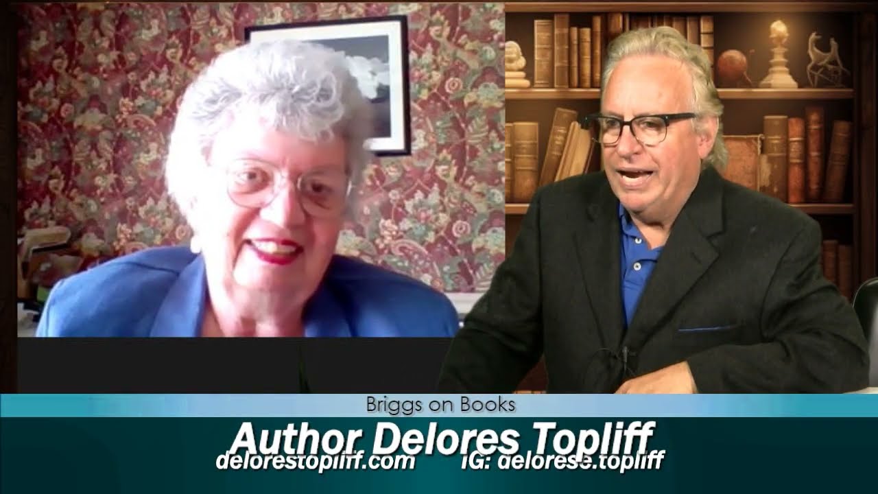 Author Delores Topliff featured on the talk show Briggs on Books
