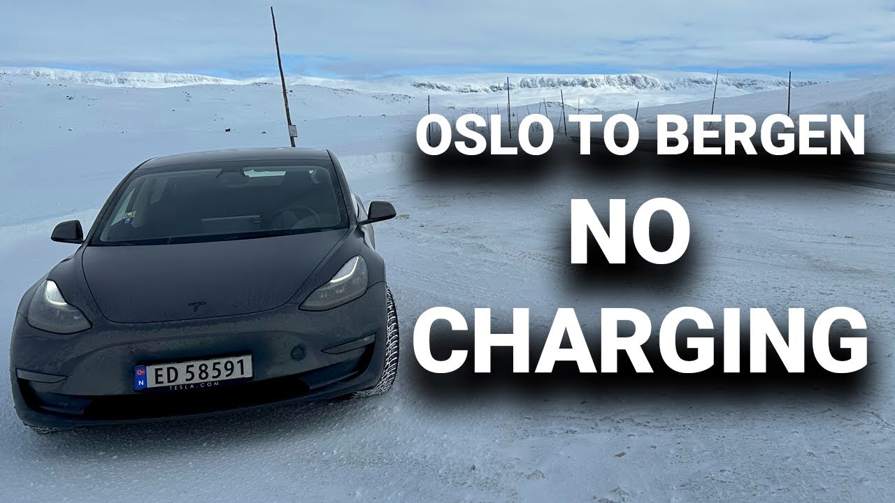 Сможем ли мы проехать на одной зарядке? — Путешествие из Осло в Берген на Tesla Model 3