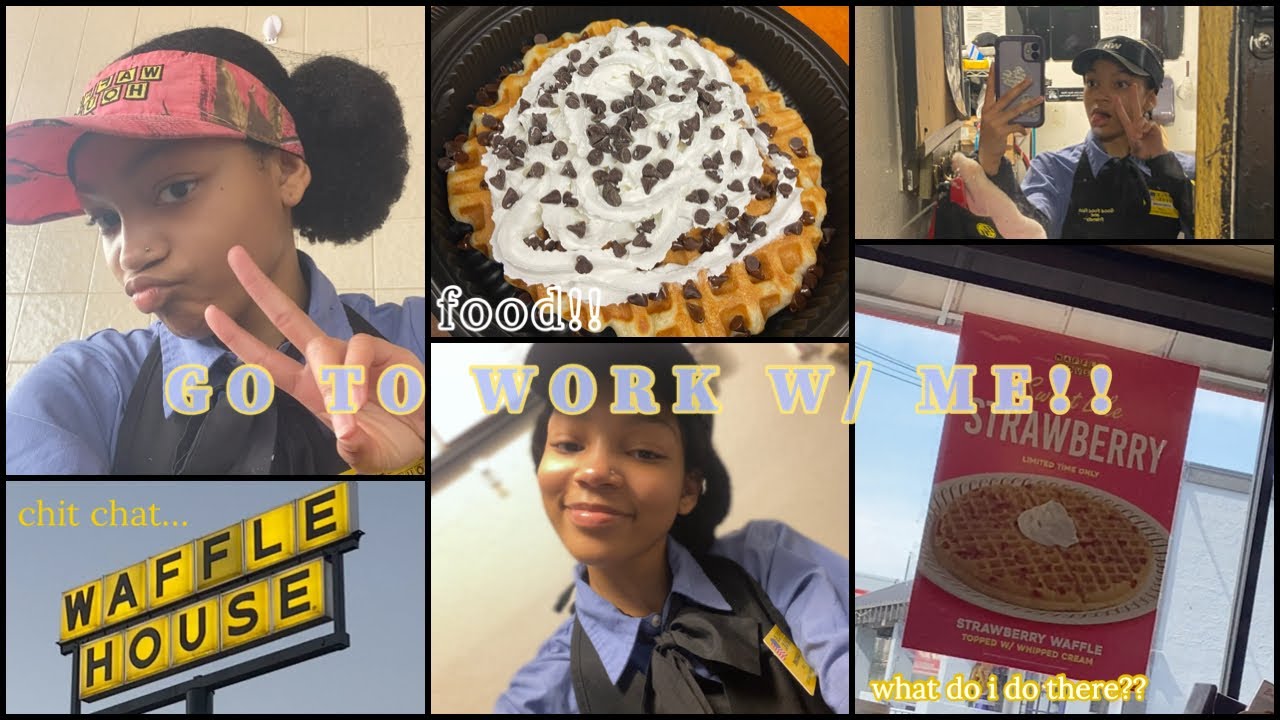 grwm for work + day in the life vlog || working at Waffle House