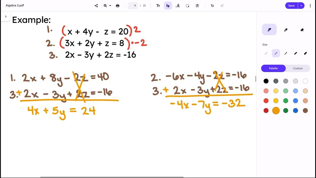 Algebra 3 - 5.2 Part 1