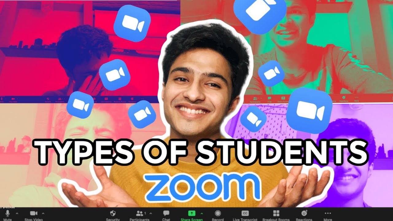 Типы студентов в ZOOM