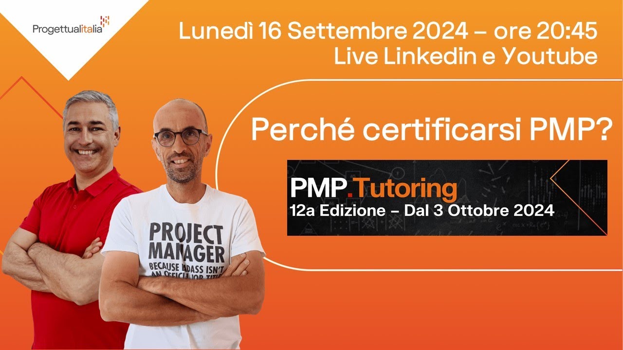 Perché certificarsi PMP?
