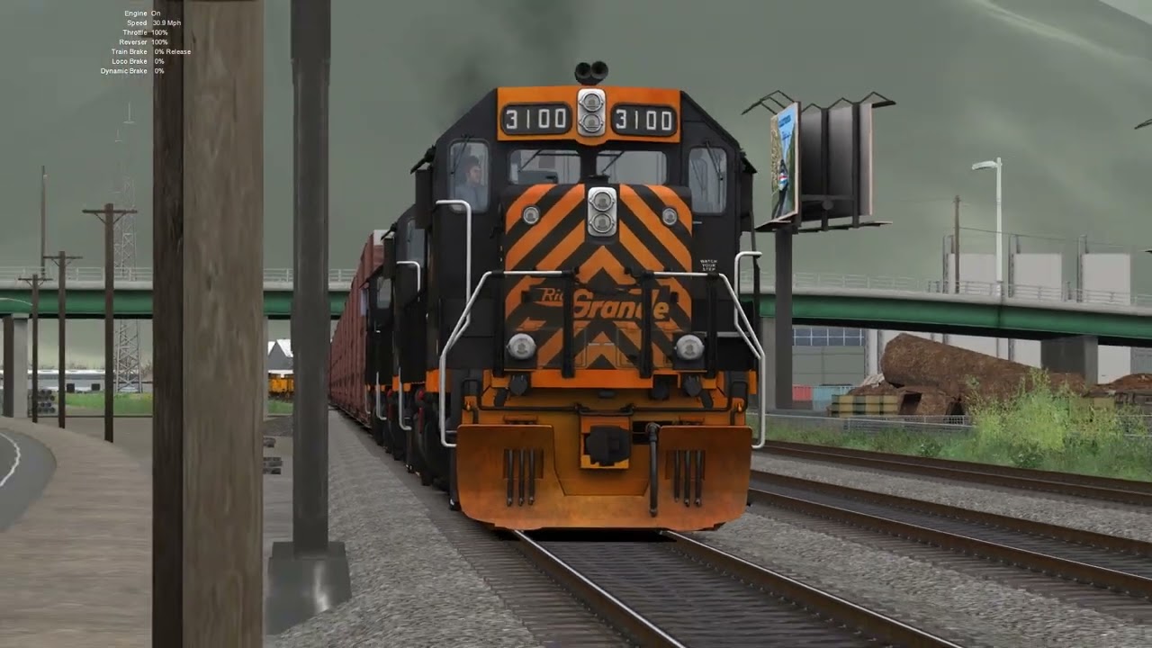 DRGW Train #179 3100 Ford Fast at Provo