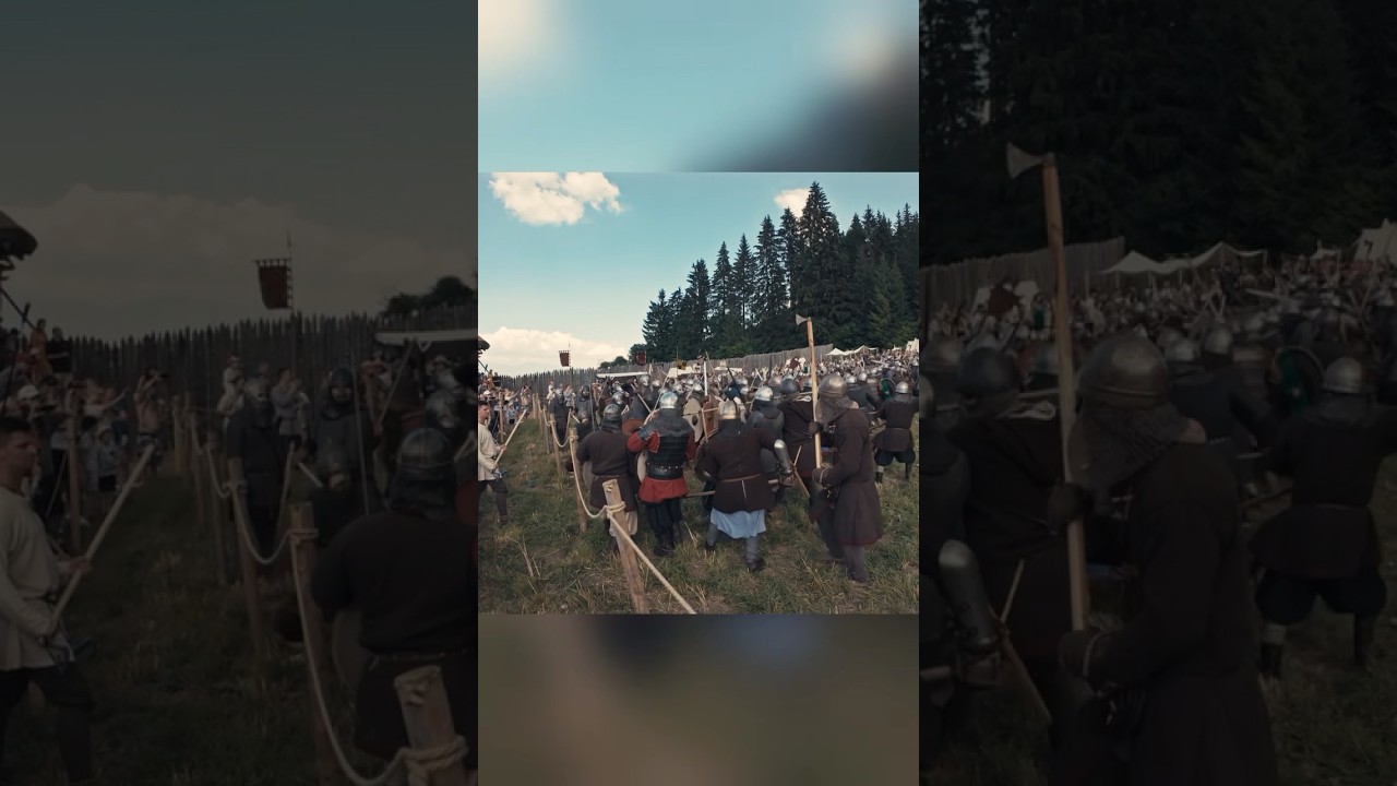 Utgard 2024 Day 1 - Main Battle #2 #medievalbattle #knightfight #shorts
