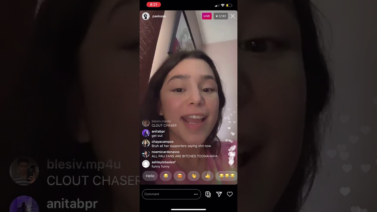 Ipautorres & paekka arguing on live👀👀