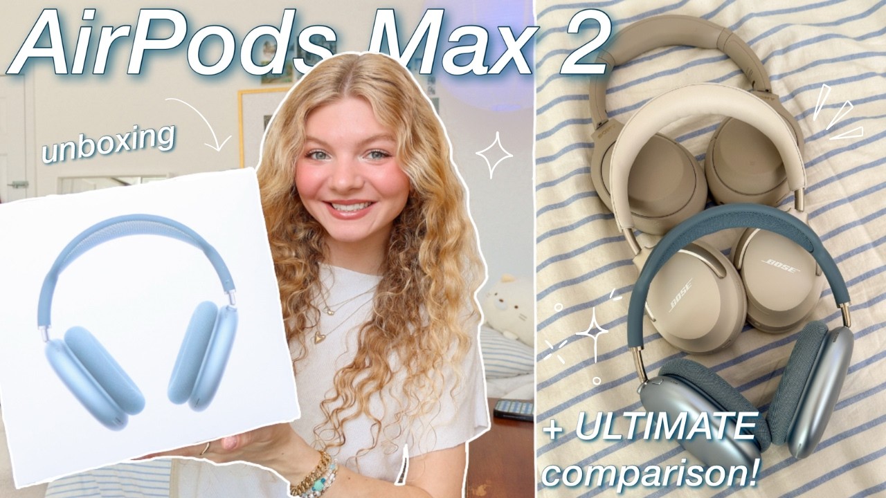 AIRPODS MAX 2 unboxing & review 🎧 is it worth it? (+ bose & sony audio comparison)