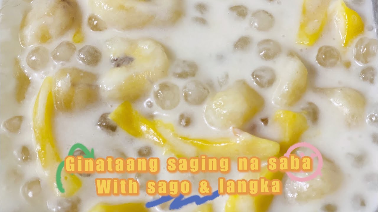 Ginataang Saging With Sago & Langka | JAZ Goodies