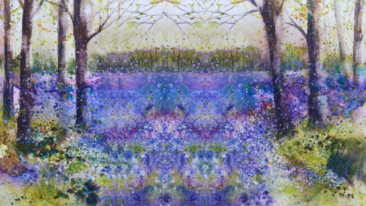 Gamechanger Watercolour Bluebell Landscape Tutorial