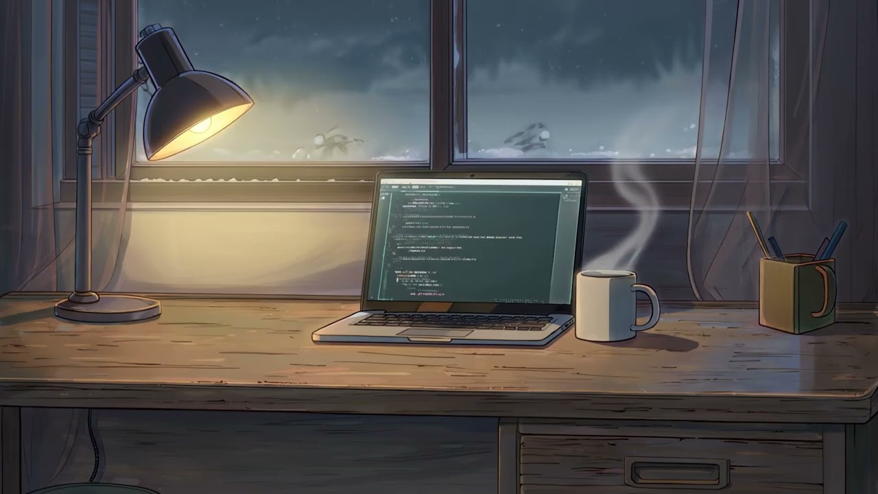 Window Code 🌧️ Lofi Music for Coding & Deep Work