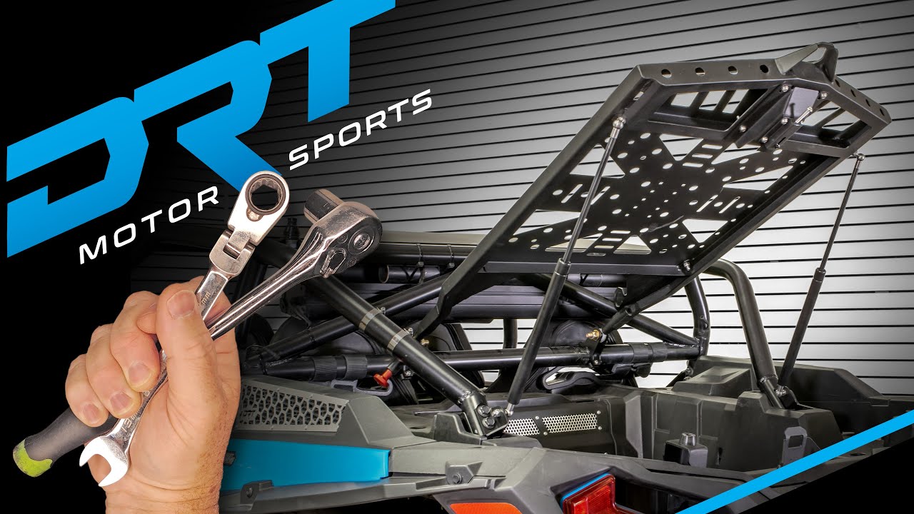 DRT Motorsports Polaris RZR XP1000 RZRXPTC1 Adventure Rack Tire Carrier install
