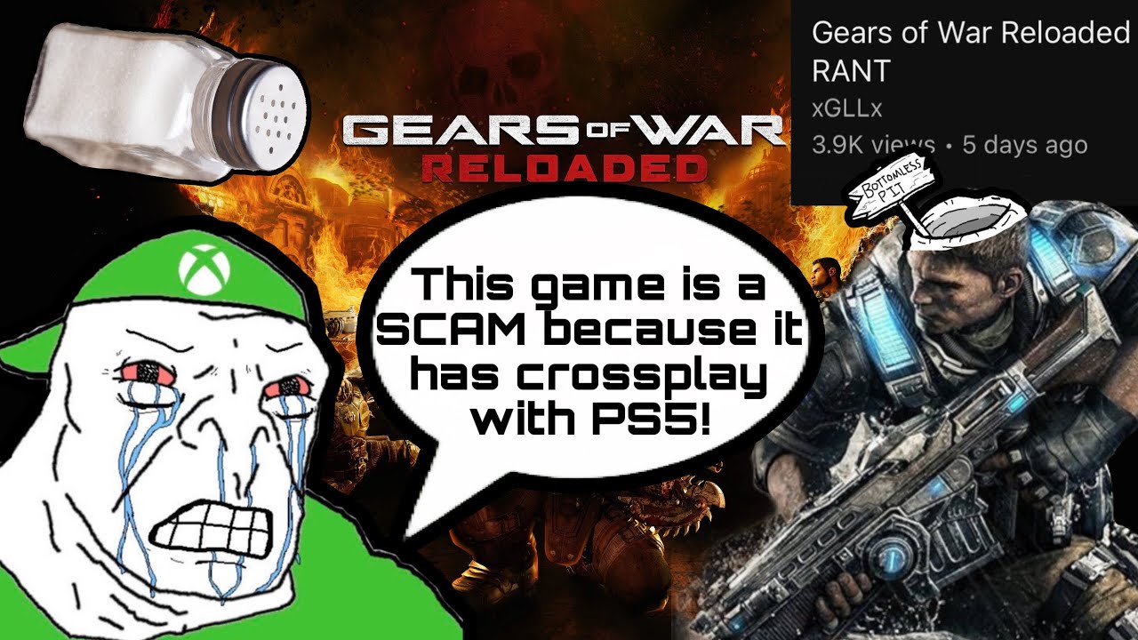 This Guy Is FURIOUS Over Gears Of War Coming To PS5 Because Of Crossplay...