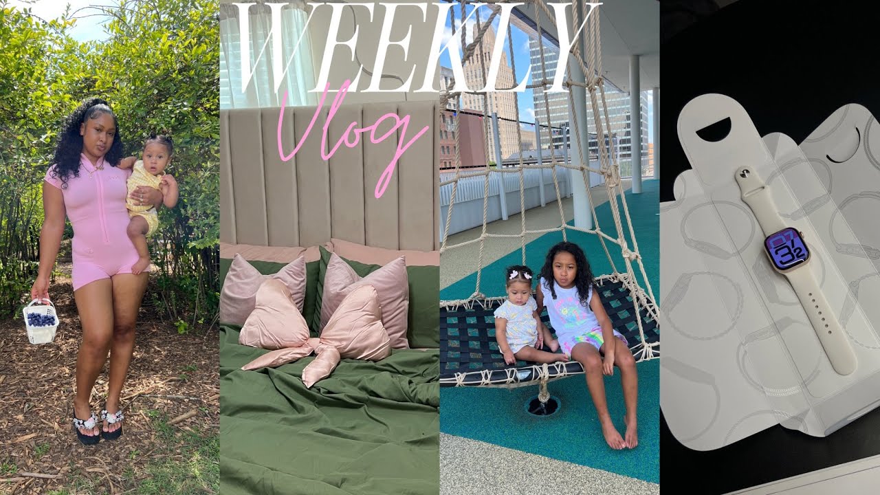 WEEKLY VLOG | Monthly Maintenance + Blueberry Picking + Kids Museum + New Watch + Lots Of Cooking