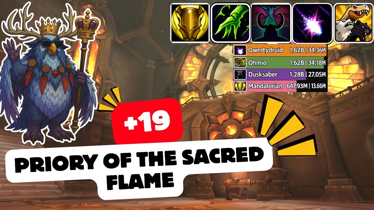 Priory of the Sacred Flame +19 | Balance Druid | Boomie | +3.7k io | Resil +19 | TWW S3