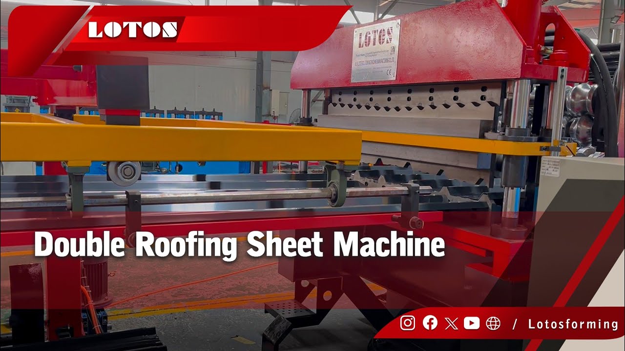 Double Roofing Sheet Machine | Metal Roofing Sheet Roll Forming Line