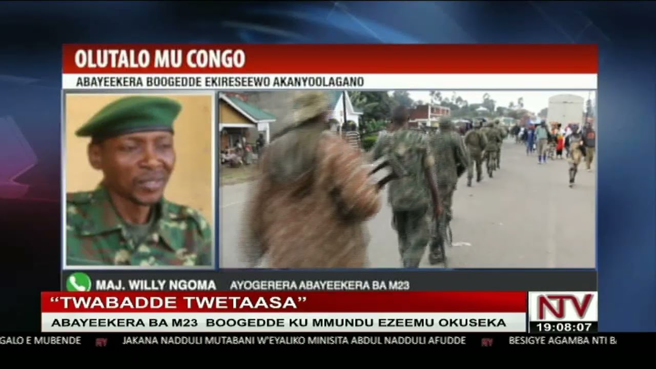 &ldquo;TWABADDE TWETAASA&rdquo; : Abayeekera ba M23  boogedde ku mmundu ezeemu okuseka
