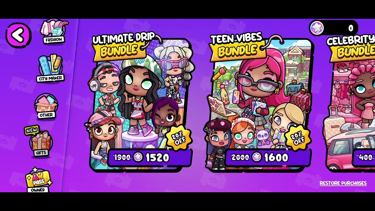  Viendo la nueva actualización de avatar world 🥰
