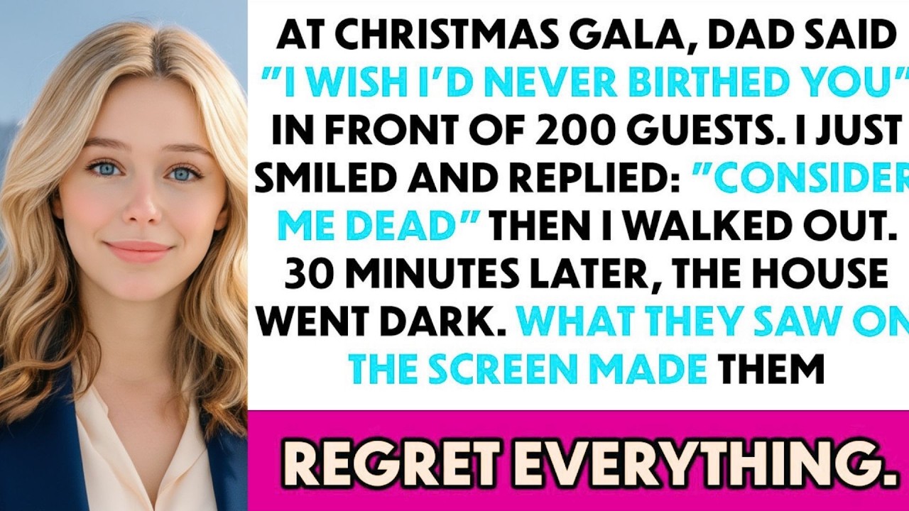 My Dad Told Me He Wished I’d Never Been Born—So I Left the Christmas Party Smiling