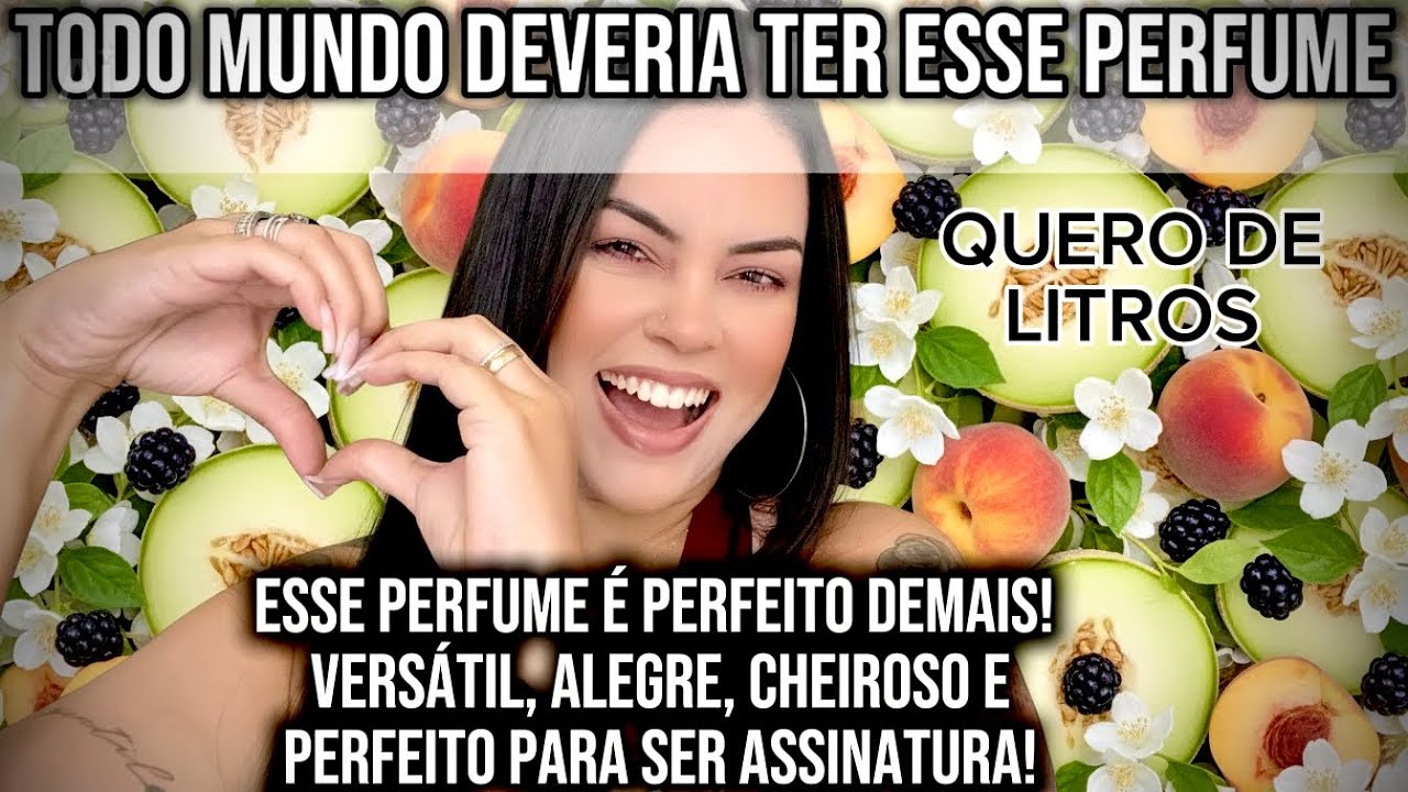 QUERO LITROS DESSE PERFUME! ESSE PERFUME É TÃO BOM QUE TODO MUNDO DEVIA TER! A NATURA ARRASOU DEMAIS