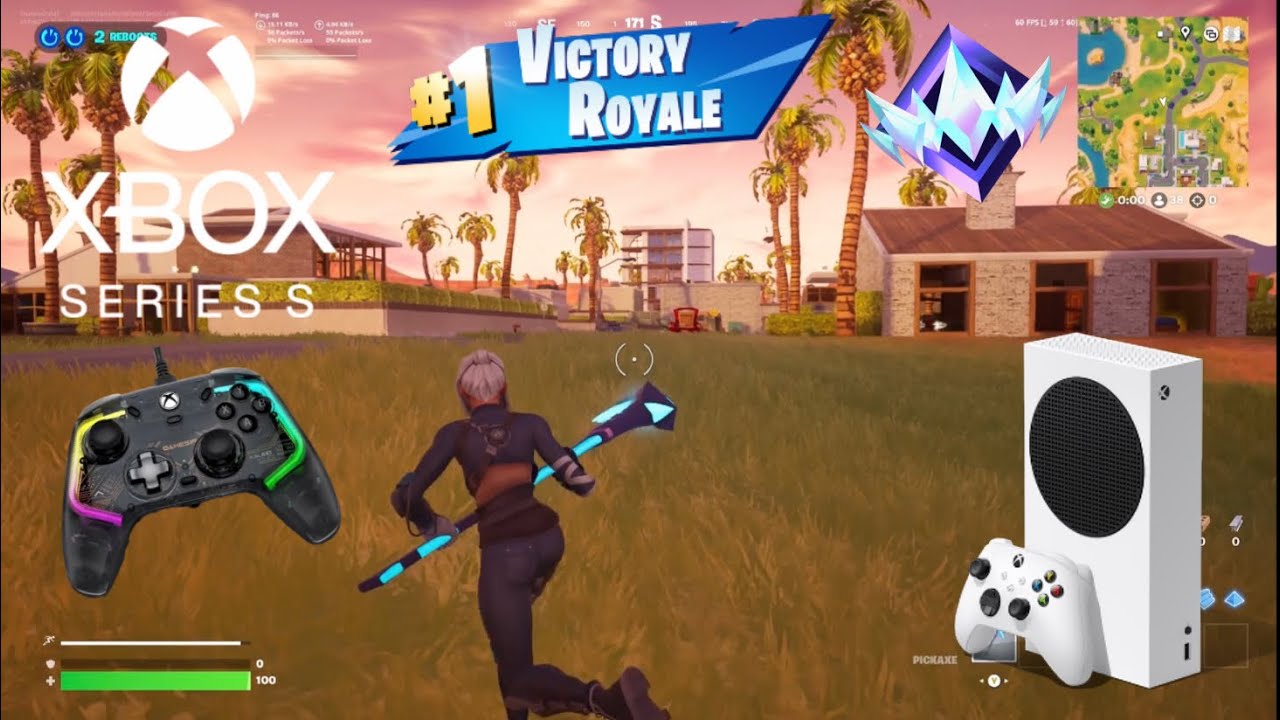 Fortnite Reload On Xbox Series S Controller Gameplay (4K 60FPS)