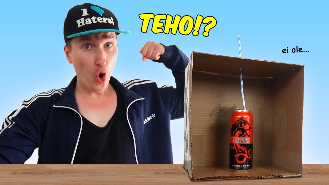 TONI TUNNISTAA ENERGIAJUOMIA SOKKONA HAASTE!?
