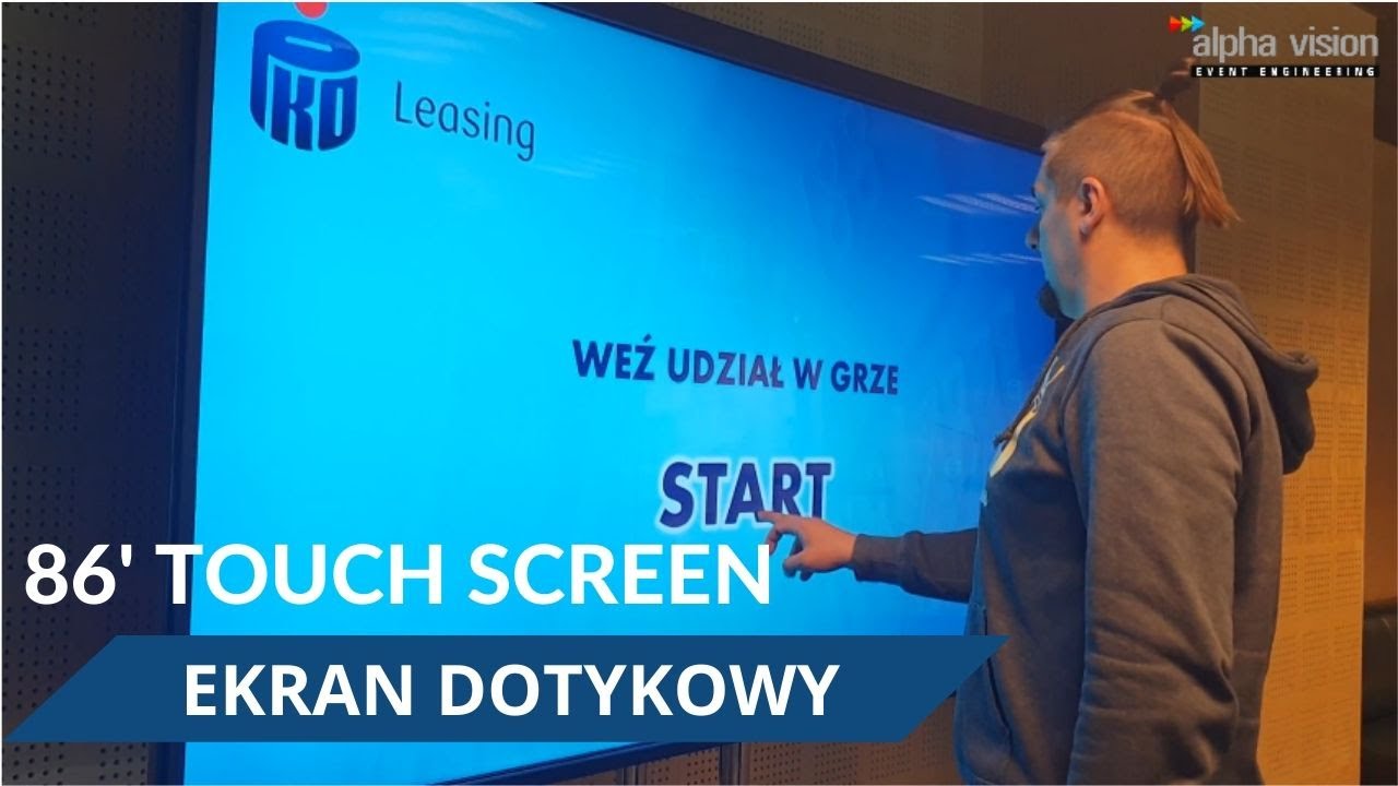 Monitor dotykowy 86